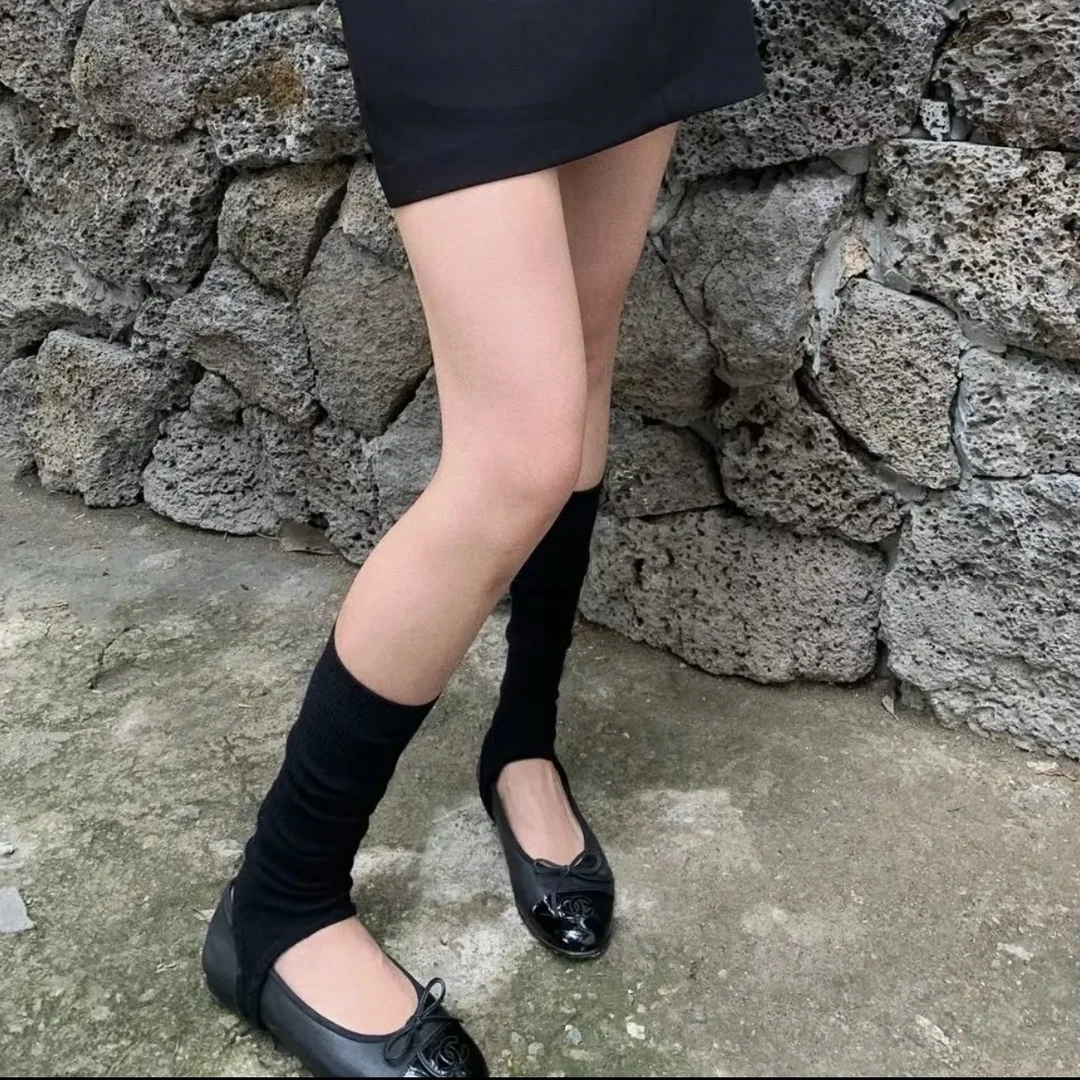 ballet style calf socks