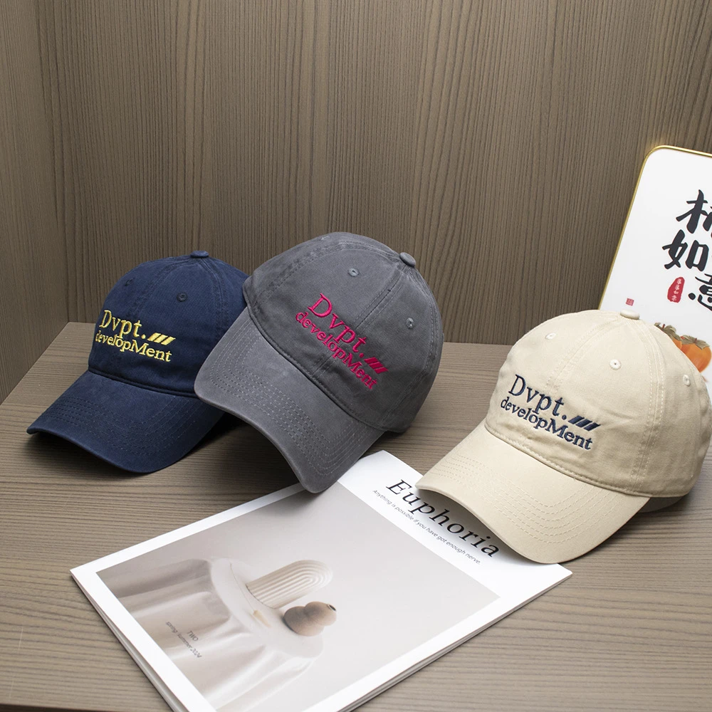 embroidered letters cap